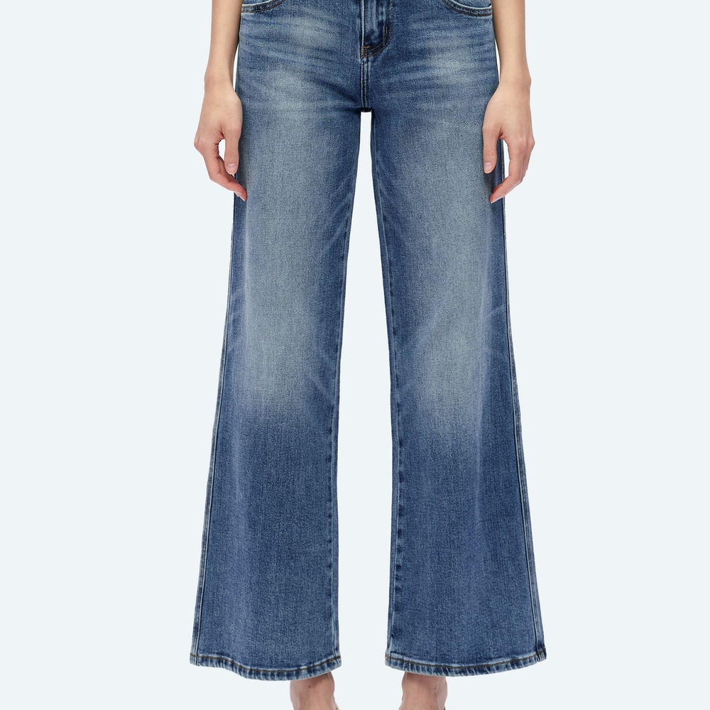 Stylish Indigo Flare Jeans